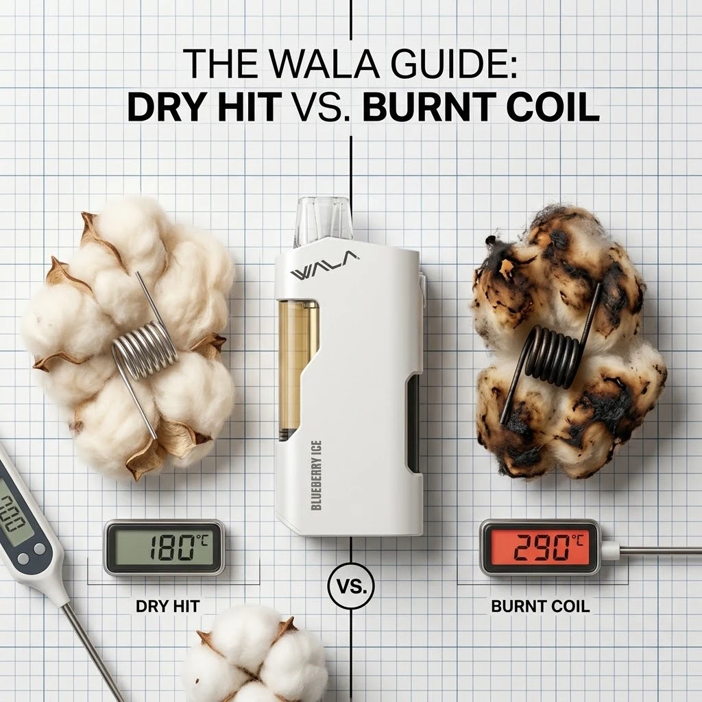 Dry Hit vs Burnt Coil: How To Tell The Difference (2026)