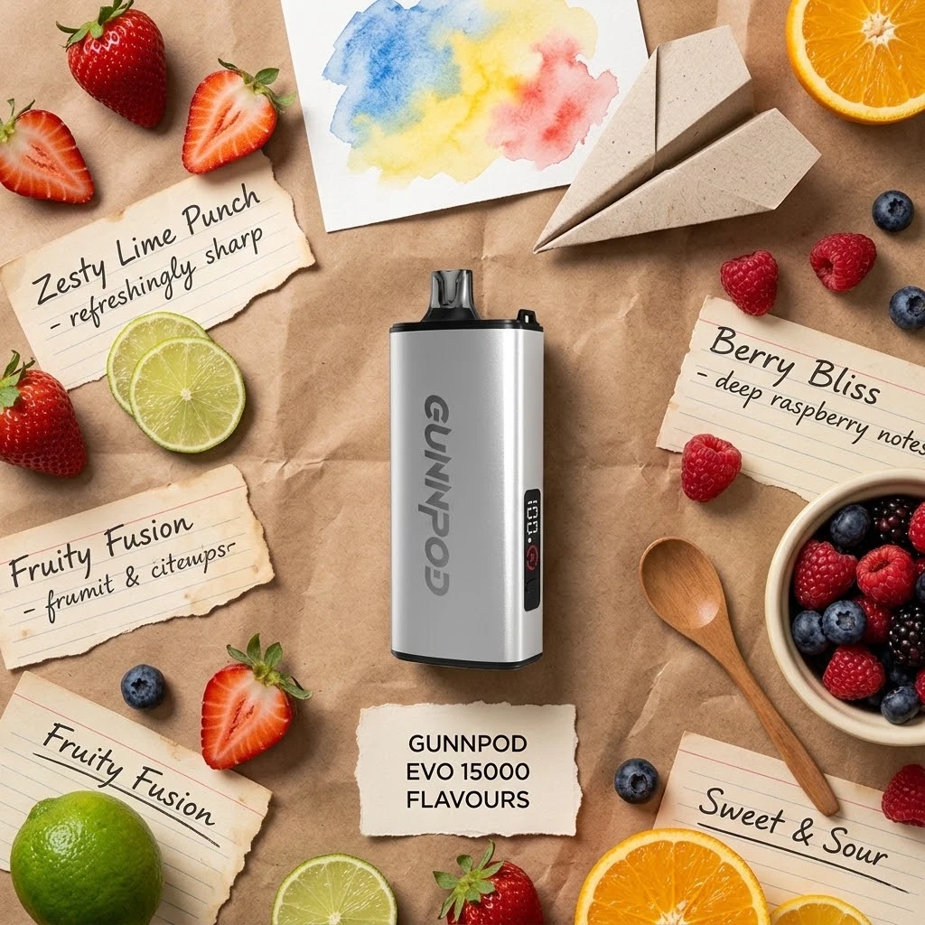 GUNNPOD EVO 15000 Flavour Guide (2026): What to Expect From a New 15,000-Puff Lineup