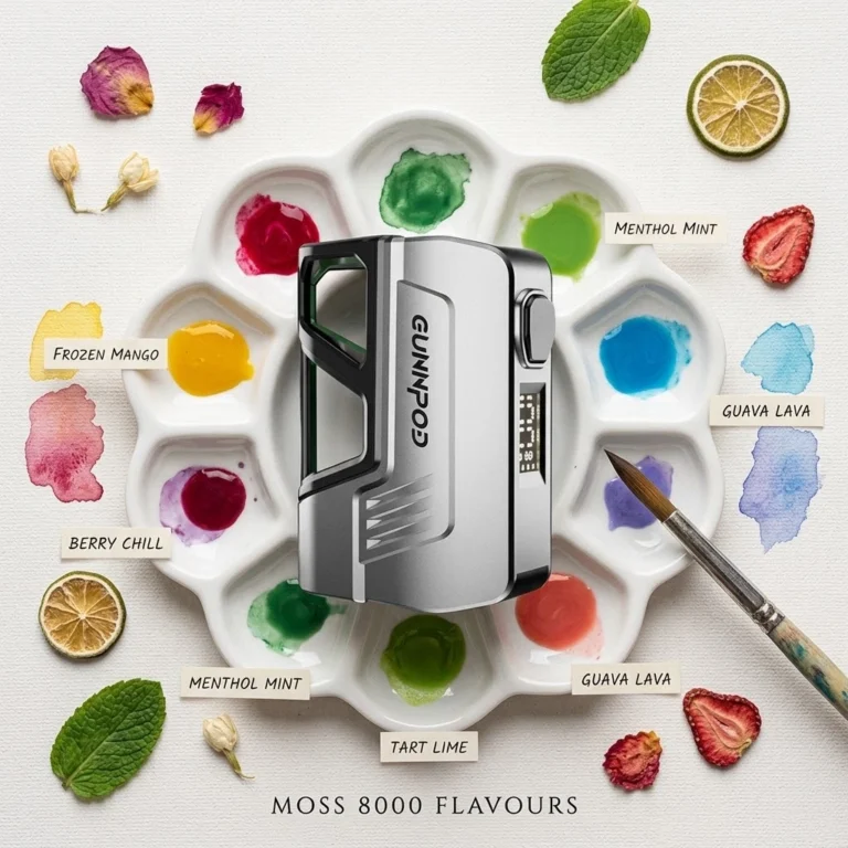 GUNNPOD MOSS 8000 Flavours Guide (2026): Lineup Families & How to Pick Your First