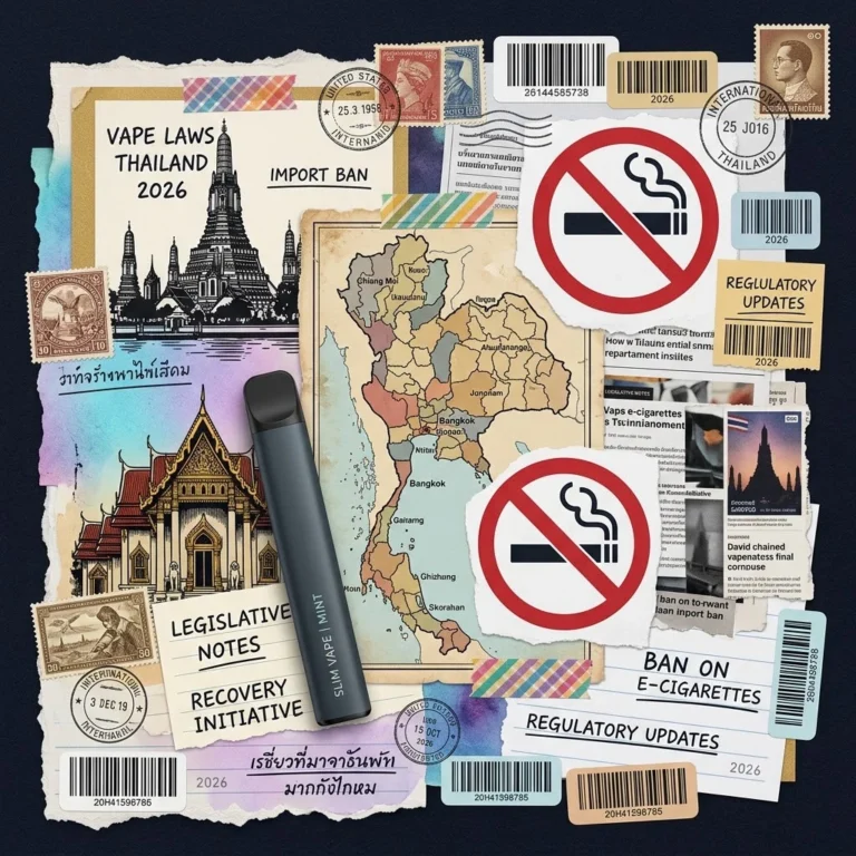Vape Laws in Thailand 2026: Can You Take a Vape to Thailand?