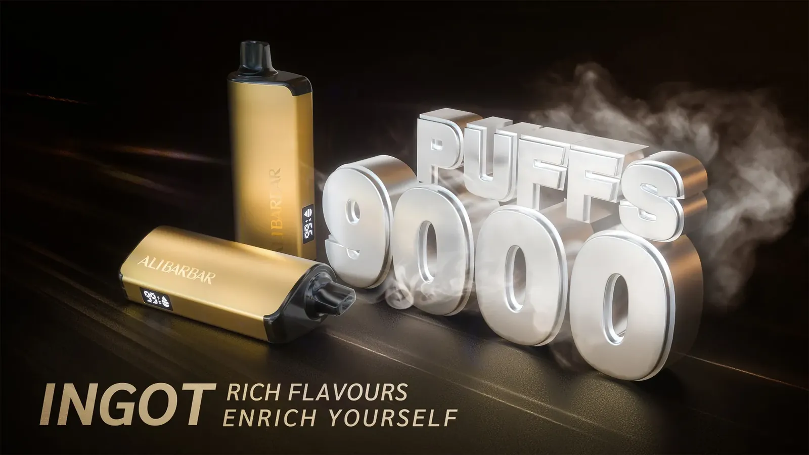 ALIBARBAR Ingot 9000 Puffs promotional image 2